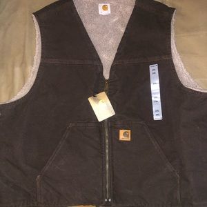 Men’s Carhart Vest with Sherpa Lining